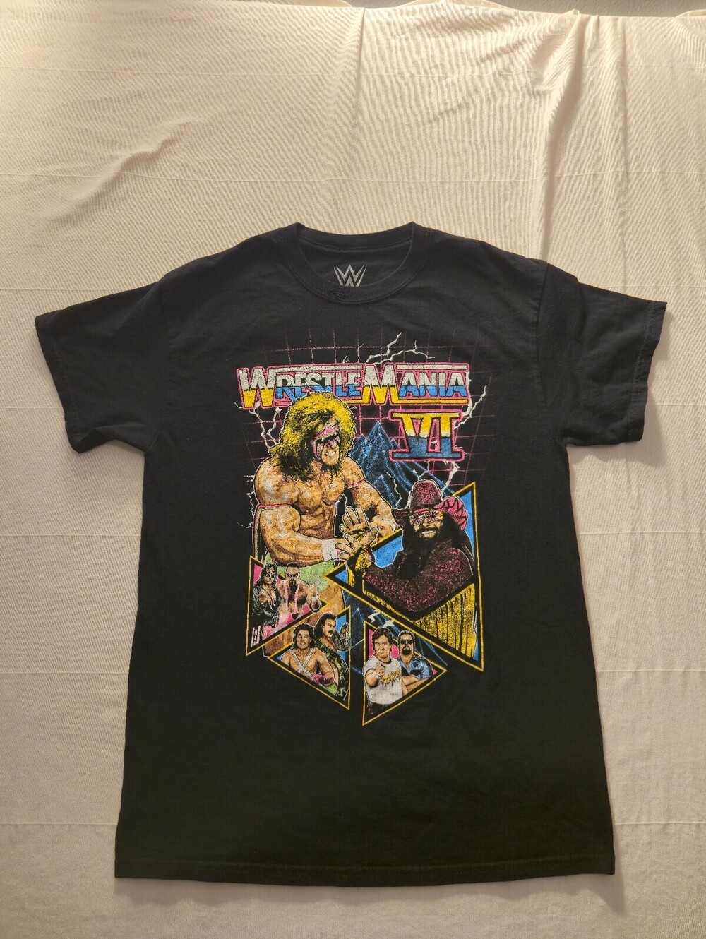 WrestleMania VI Vintage Style Graphic T-Shirt Medium